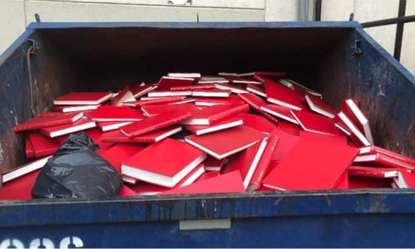 trow PhD thesis in the waste bin. The protest on social media is strong