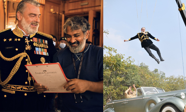 SS rajamouli and RRR team pay tribute to Irirsh star Ray Stevenson