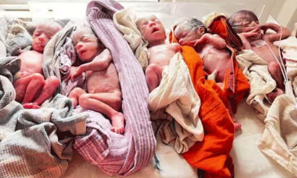 Woman in the Indian state of Jharkhand gives birth to 5 babies