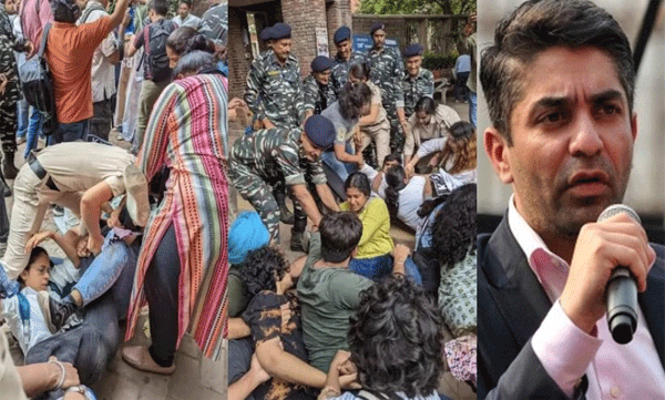 abhinav bindra reacts on visuals of action against wrestlers