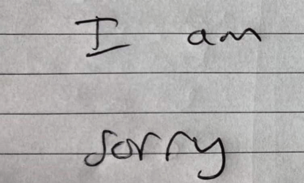 Burglary twice by entering the house: Finally apologized and note of the thief: The young woman caught the thief red-handed