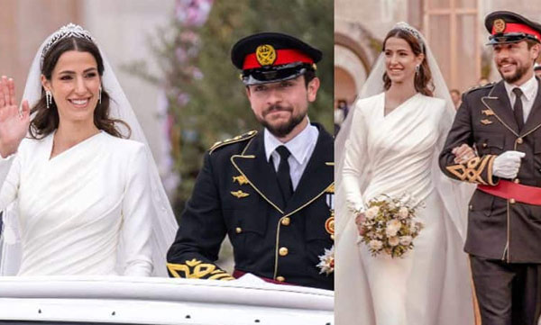The Saudi beauty took her hand in the life of the Jordanian crown prince, and the pictures of the lavish wedding went viral