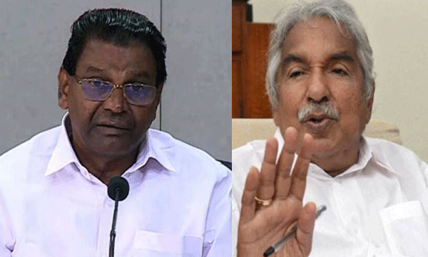 dont drag ummen chandi to group war says thiruvanchoor 