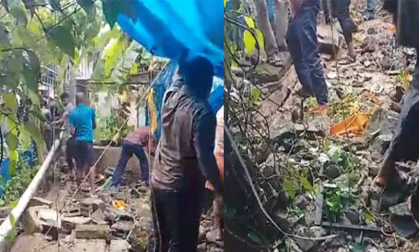 wall collapsed nine people were injured in chalakudy