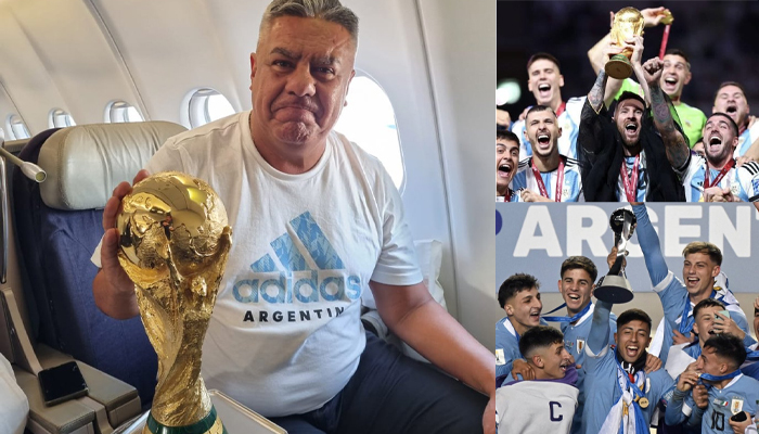 Claudio Tapia mocked Mbappe after Latin American powers Uruguay won the Under-20 World Cup.