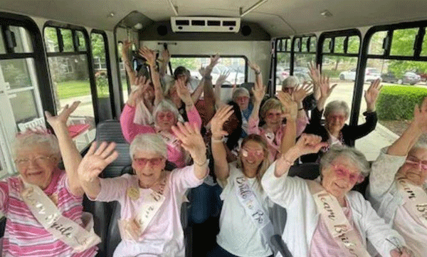 Young woman throws bachelor party by inviting women from old age home: Video goes viral