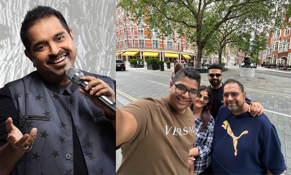 Shankar Mahadevan shares family pictures from London
