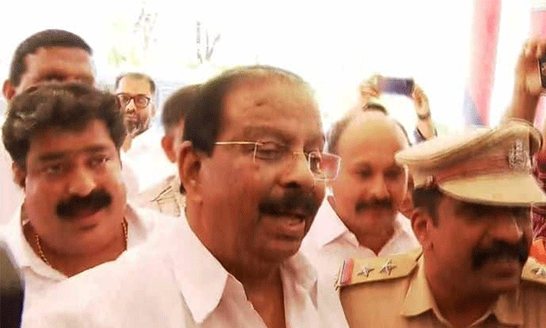 k sudhakaran arrested on monson mavunkal financial fraud case