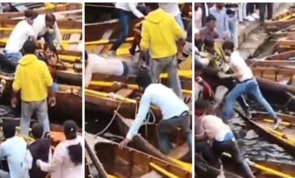 boat owners beat tourists in nainital 