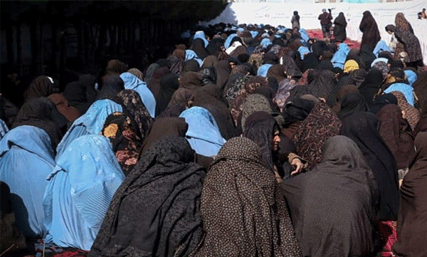 taliban say they have saved women from traditional oppression by adopting islamic rule 