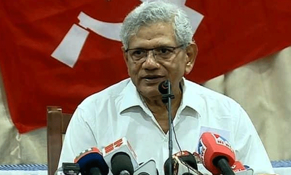 sitaram yechury explain cpm stand on uniform civil code k sudhakaran arrest and media hunt in kerala