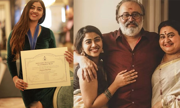 Kalyani B Nair shares her happiness through social media