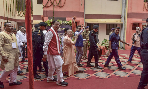 Yogi Adityanath Hands Over 76 Flats Built On Murdered Gangster's Seized Land