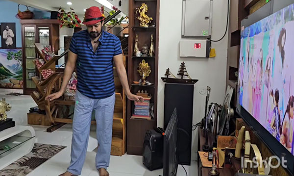 Actor Bala steps to the song Vachinte..! Watch the video