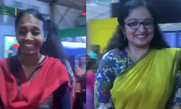 Collector Divya S Iyer wishes Priya Toshi who is moving