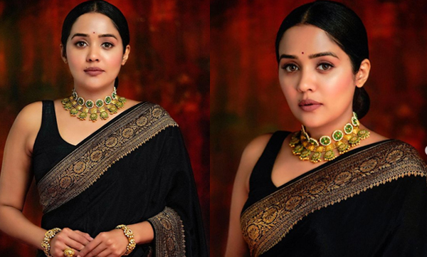 actress-ananya-latest-photoshoot-in-black-saree-goes-trending