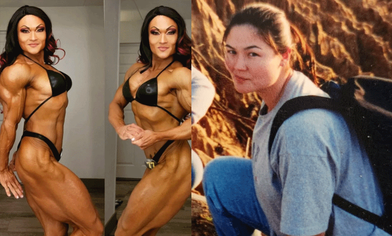 Female bodybuilder hits back
