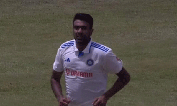 india westindies Test cricket r ashwin becomes first indian bowler to dismiss father son