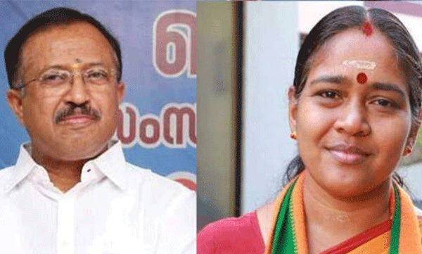 v muraleedharan reply on shoba surendran.