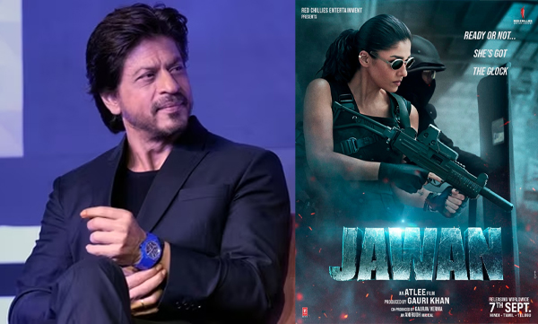 Shah Rukh Khan shares nayanthara's bold look in Jawan Movie