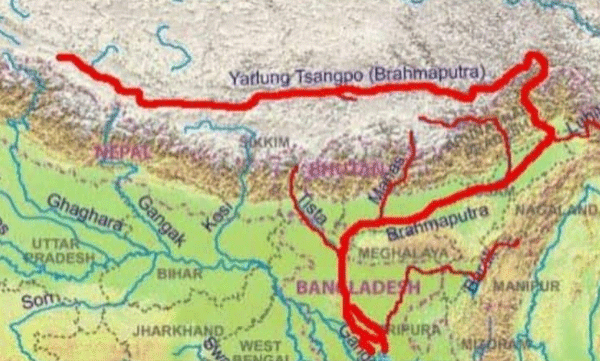 The world's largest dam is coming up on the lower reaches of the Brahmaputra: China with its mega project