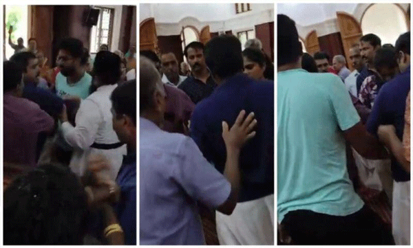 allegation of irregularities in construction of church quarrel between two groups