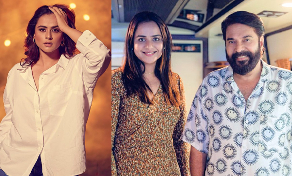 Prachika Tehlan congrajulate mammootty for winning state award along with a photo