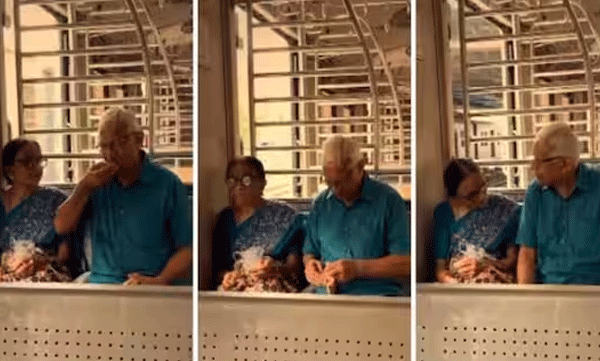 video of an elderly couple loving each other has gone viral