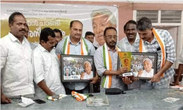 മുൻമുഖ്യമന്ത്രി ഉമ്മൻ ചാണ്ടിയുടെ ഭൗതികശരീരം വഹിച്ചുകൊണ്ടുള്ള വാഹനം ഓടിച്ച കെഎസ്ആർടിസി ഡ്രൈവർക്ക് ആദരം