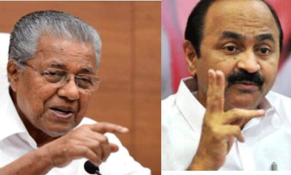 vd satheesan allege gang in cm office control police