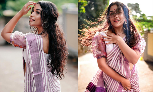 Parvathy Krishna in saree look goes trending