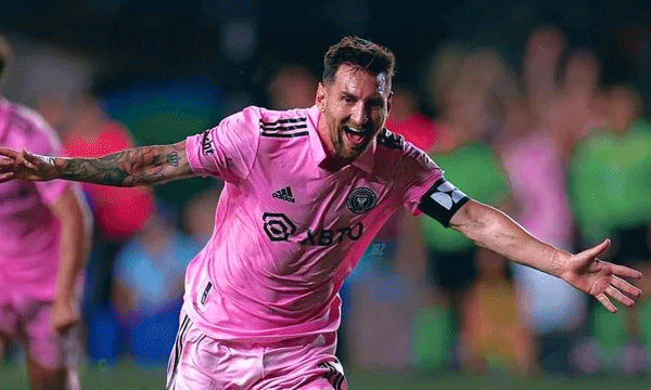 Messi scored two goals to lift Inter Miami past Orlando City
