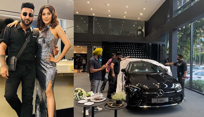 Shehnaz Gill presents Benz to his brother, Shehbaz thanks him