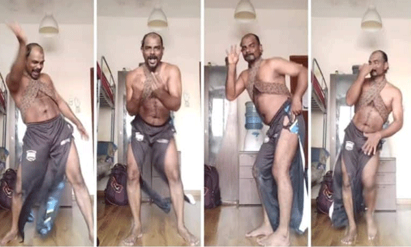 Will this dance beat Tamannaah?..: Desi Uncle steps up to Kavalaiah: Funny video goes viral