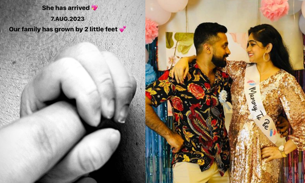 vidhya-unni-blessed-with-baby-girl