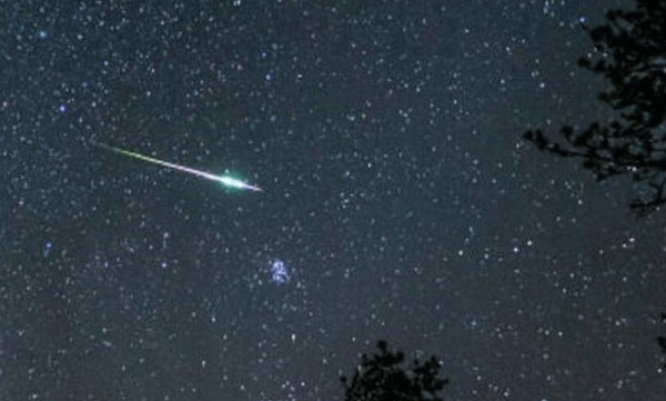 the meteor shower was not seen as expected