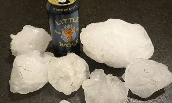 ice chunk fell from sky caused damage to house in massachusetts