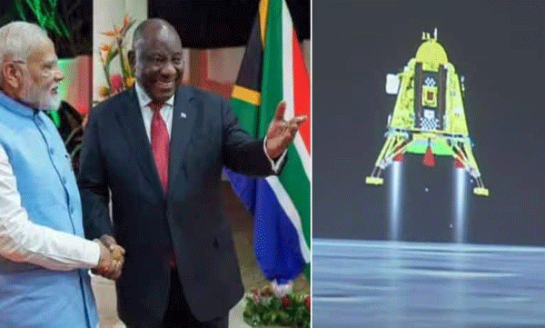 BRICS summit congratulates India on Chandrayaan mission