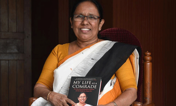 adhoc committees response on  kk shailaja  as autobiography