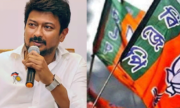 BJP aginst udayanidhi stalin