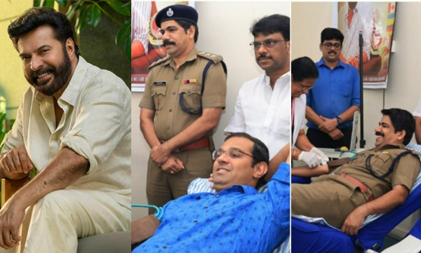 Special blood donation on the occasion of Mammootty's birthday; From MLA to ACP as partners