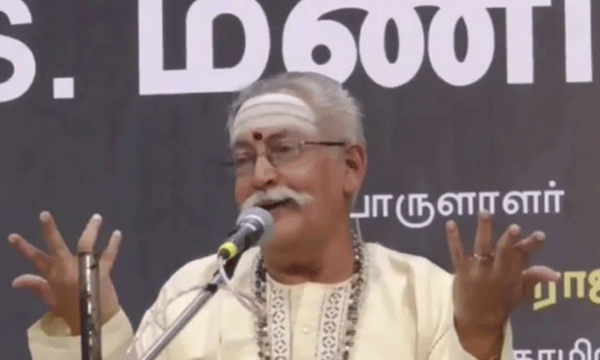 just now spiritual speaker rbvs manian arrested