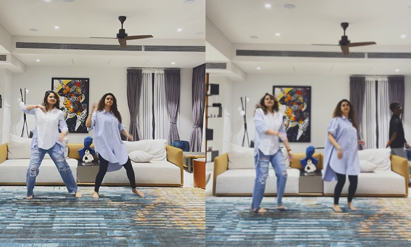 Keerthy Suresh and Priya Atlee shakes legs for chaleya song from jawan movie