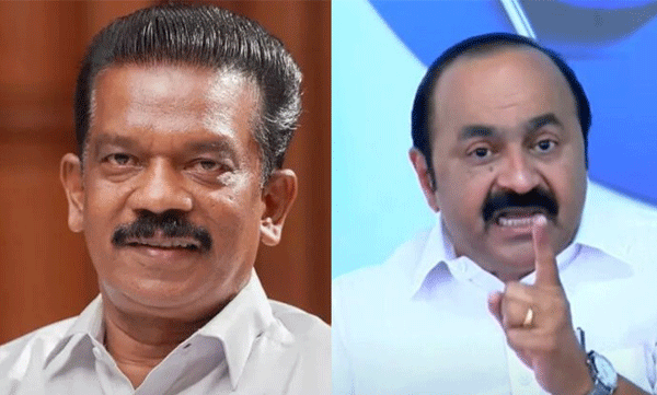 v d satheeshan about k radhakrishnan caste controversy