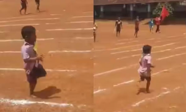 Habib runs at high speed