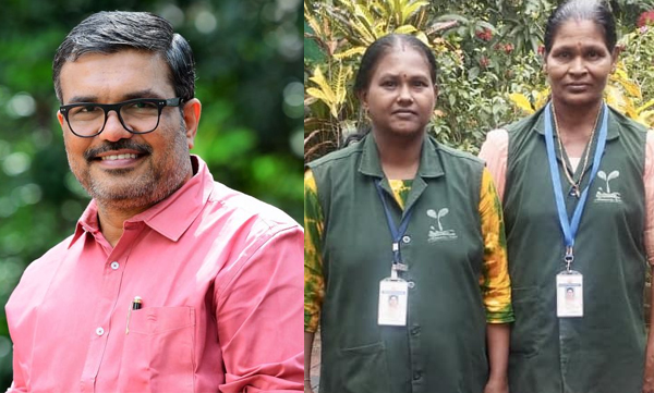 Minister MB Rajesh said a big salute to the brilliant honesty of the Haritakarma Sena members