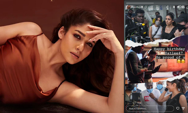 Nayanthara's birthday wish for atlee make fans happy