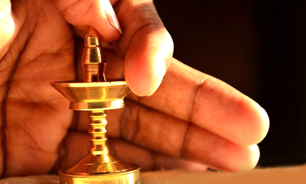 when the lamp is lit...?