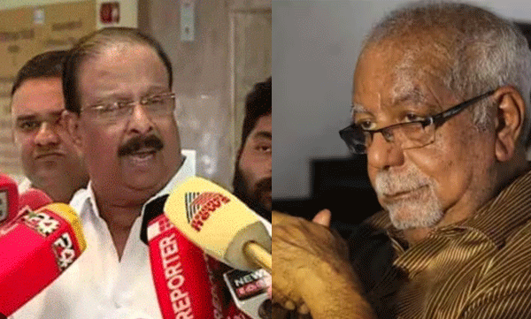 K.  Sudhakaran tongue slip while expressing condolences  to K G. George:  exlained congress workers