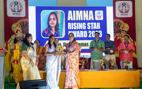 Rising Star Award of Global Malayalee Nurses Association to a native of Kothamangalam